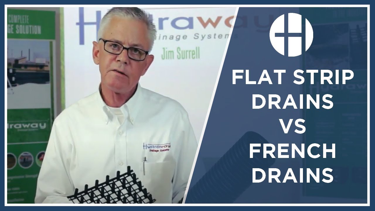 Hydraway- Flat Strip Drains VS French Drains