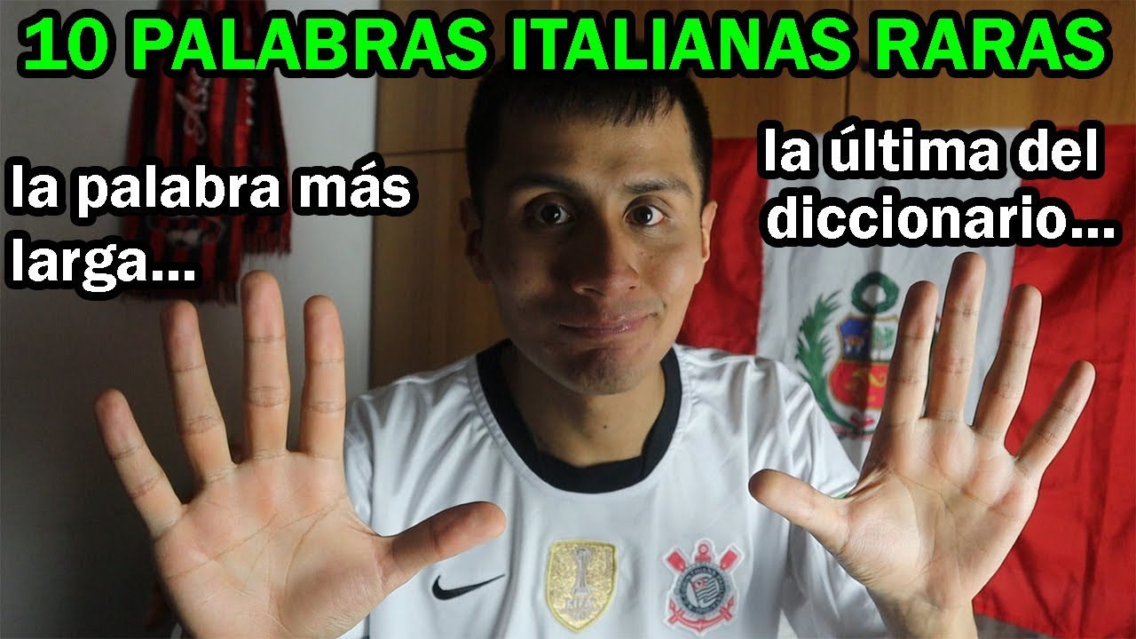 LAS 10 PALABRAS ITALIANAS MÁS RARAS  🇮🇹 ► ITALIANO NIVEL DIOS