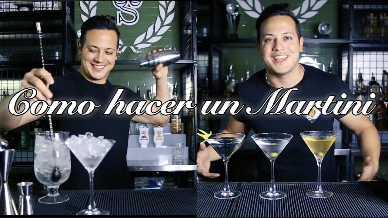 🍸MARTINI / COMO HACER UN DRY MARTINI  / TUTORIAL BARTENDER / COCTEL