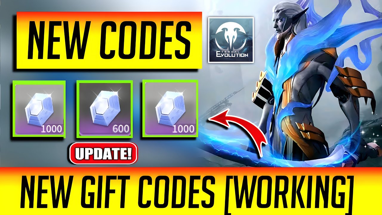 ⚠️UPDATE CODES⚠️ETERNAL EVOLUTION GIFT CODES 2023 - ETERNAL EVOLUTION CODES
