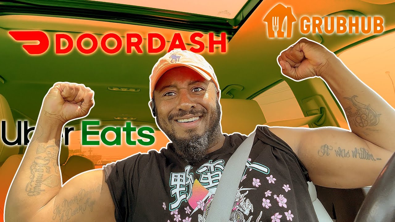 MULTIAPPING AT ITS FINEST! Doordash, Ubereats, & Grubhub & PointPickUp  On A Great Day
