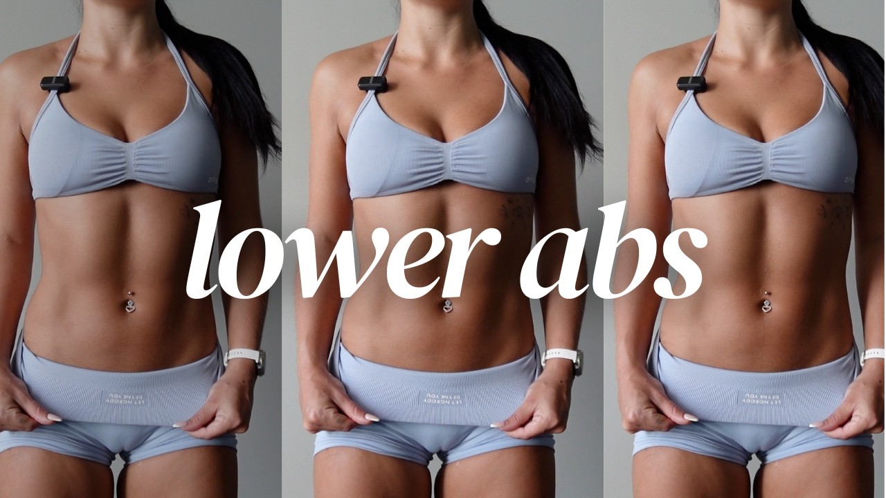 10 Minute Lower Abs Pilates for a Flat Stomach (No Equipment) | Gabriella Rudie Mae