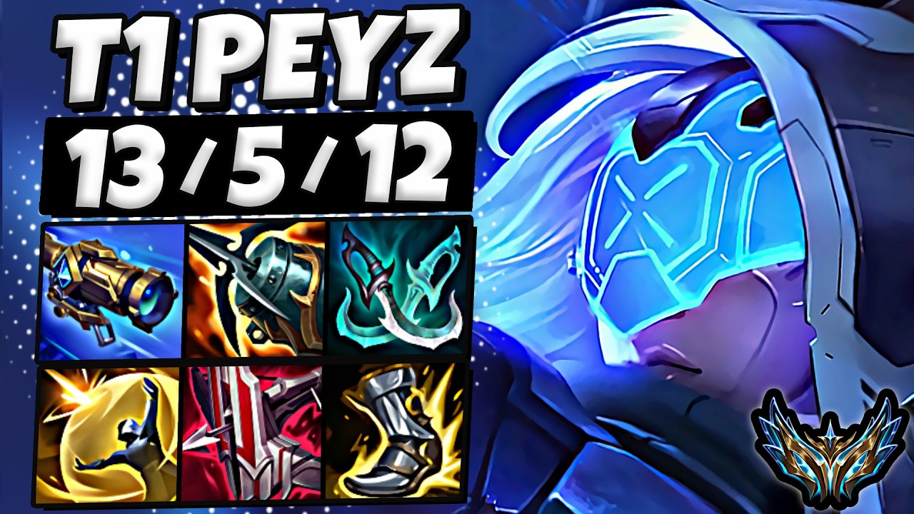 T1 Peyz Ashe vs Ezreal [ ADC ] Korea Challenger 1964 LP | Patch 26.6