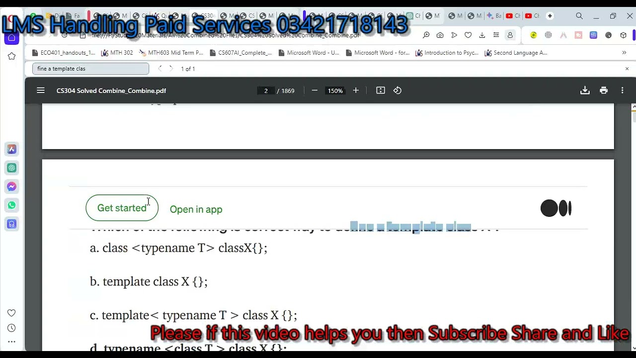 CS304 quiz 4 solution fall 2023 CS304 quiz 4 2024 CS304 quiz no 4