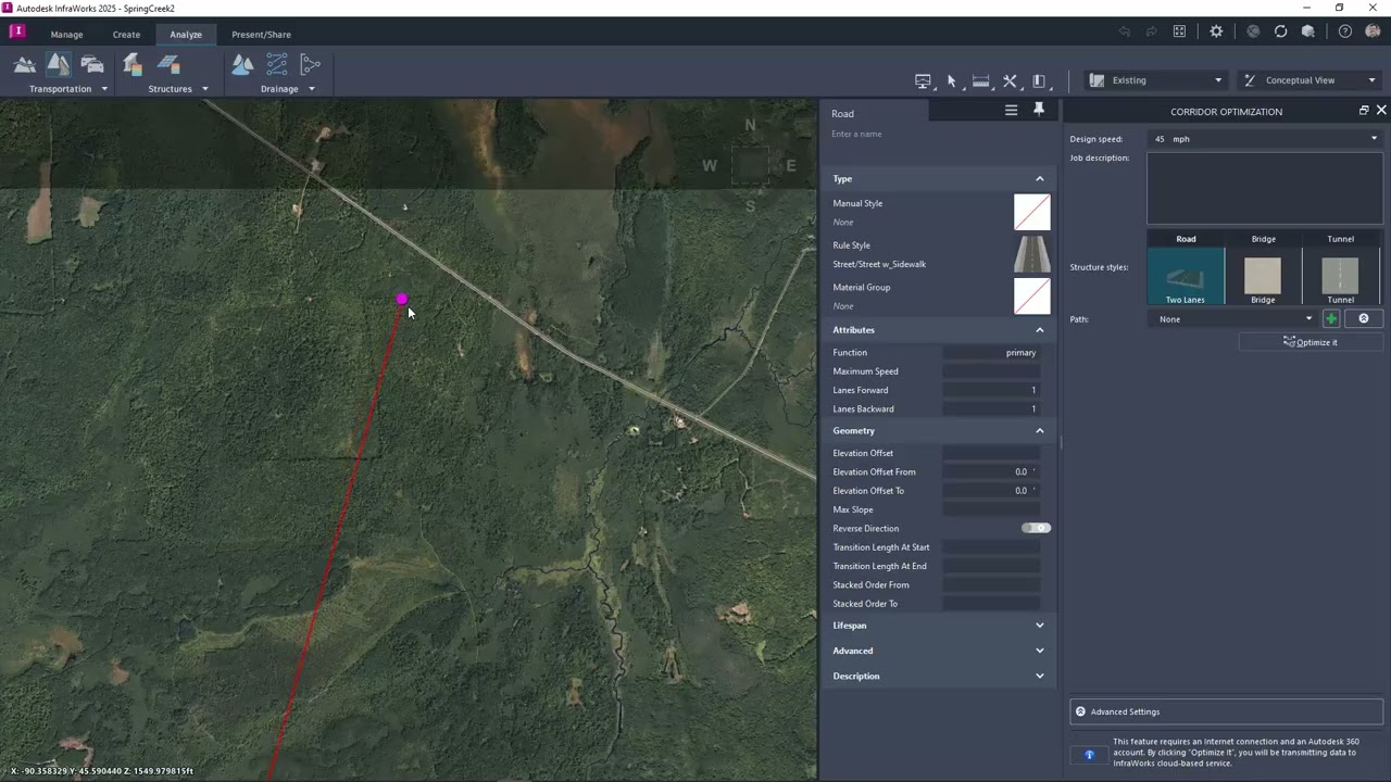 Семинар по Civil 3D 2024 — Оптимизация коридоров и профилей в InfraWorks