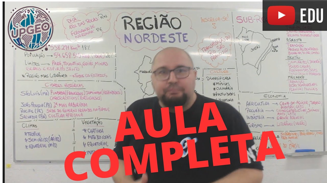 Região Nordeste do Brasil | regionalização brasileira | EF07GE10 | Geografia #nordeste