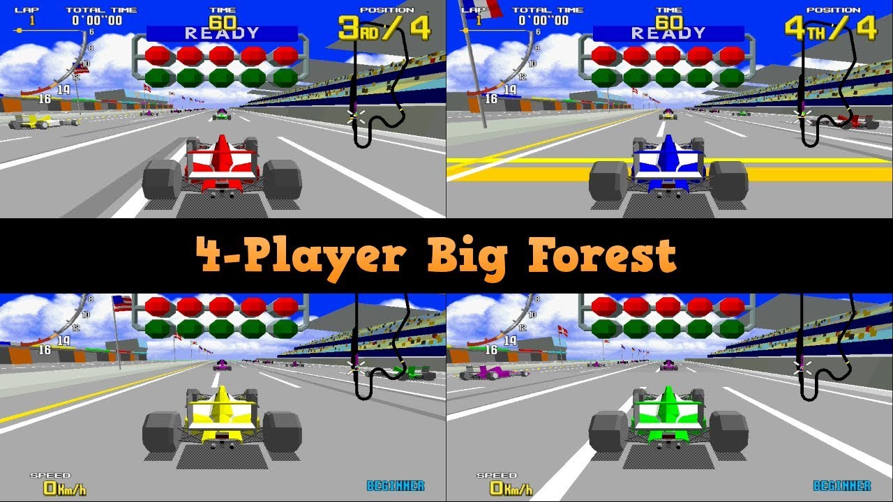 Virtua Racing Nintendo Switch 4-Player Action (Big Forest)