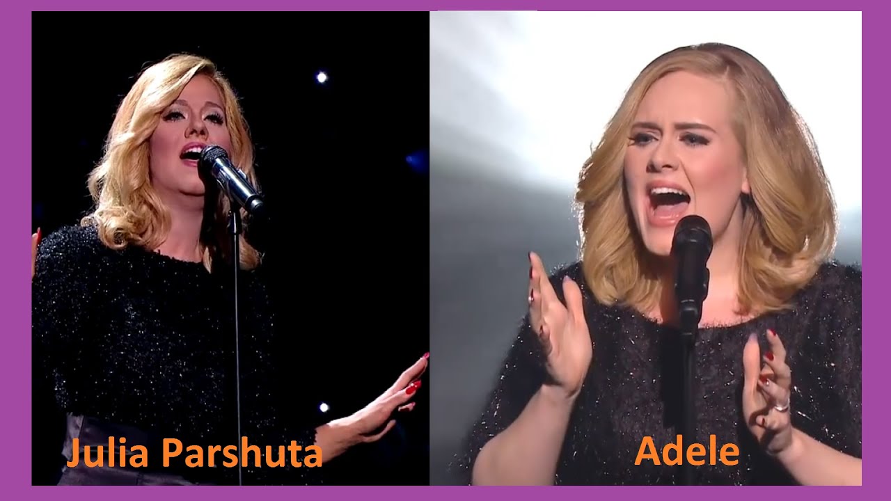 Adele and Julia Parshuta - Hello
