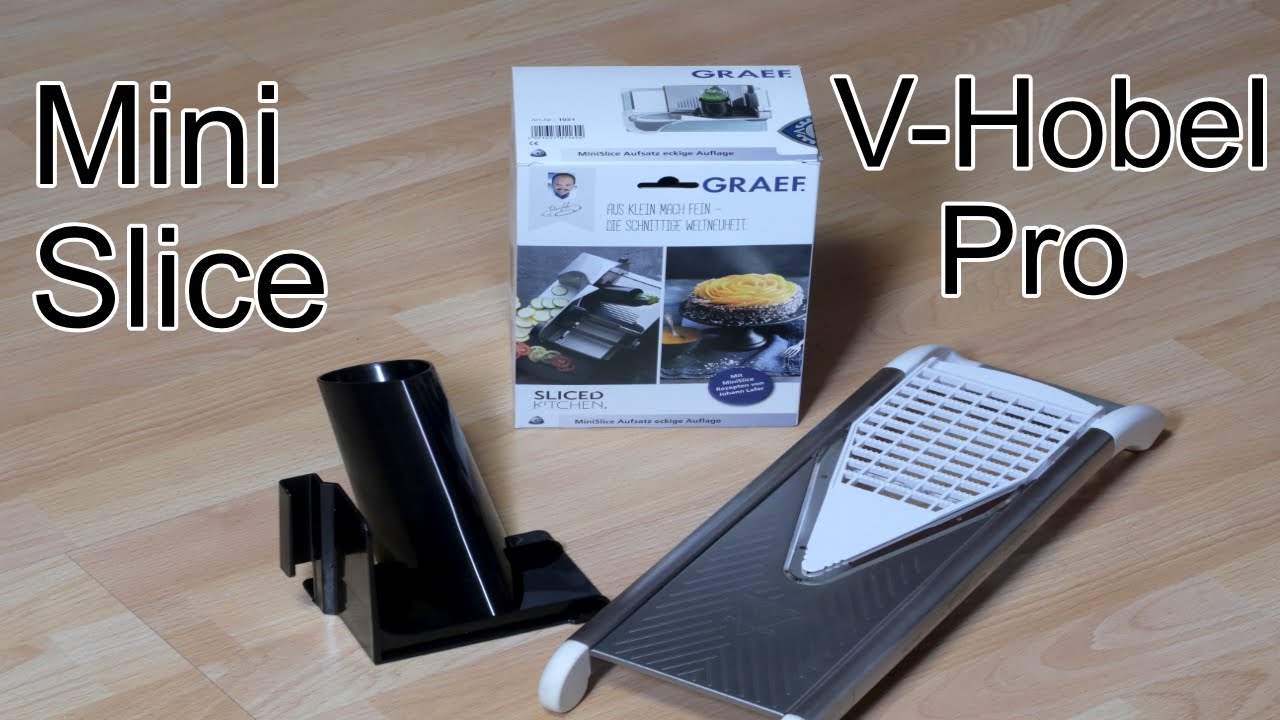 GRAEF MiniSlice VS. V-Pro Gemüsehobel Edelstahl