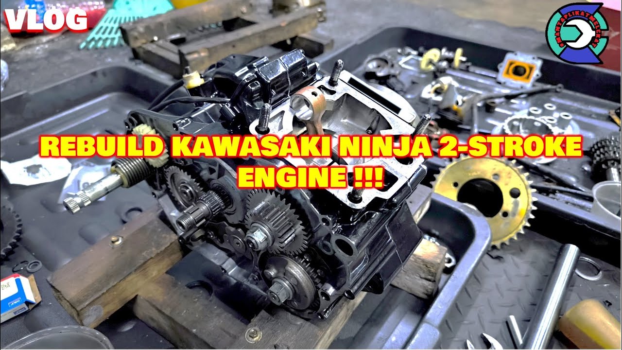 REBUILD KAWASAKI NINJA RR 150cc 2-STROKE ENGINE | 2-STROKE ENGINE INSTALLATION