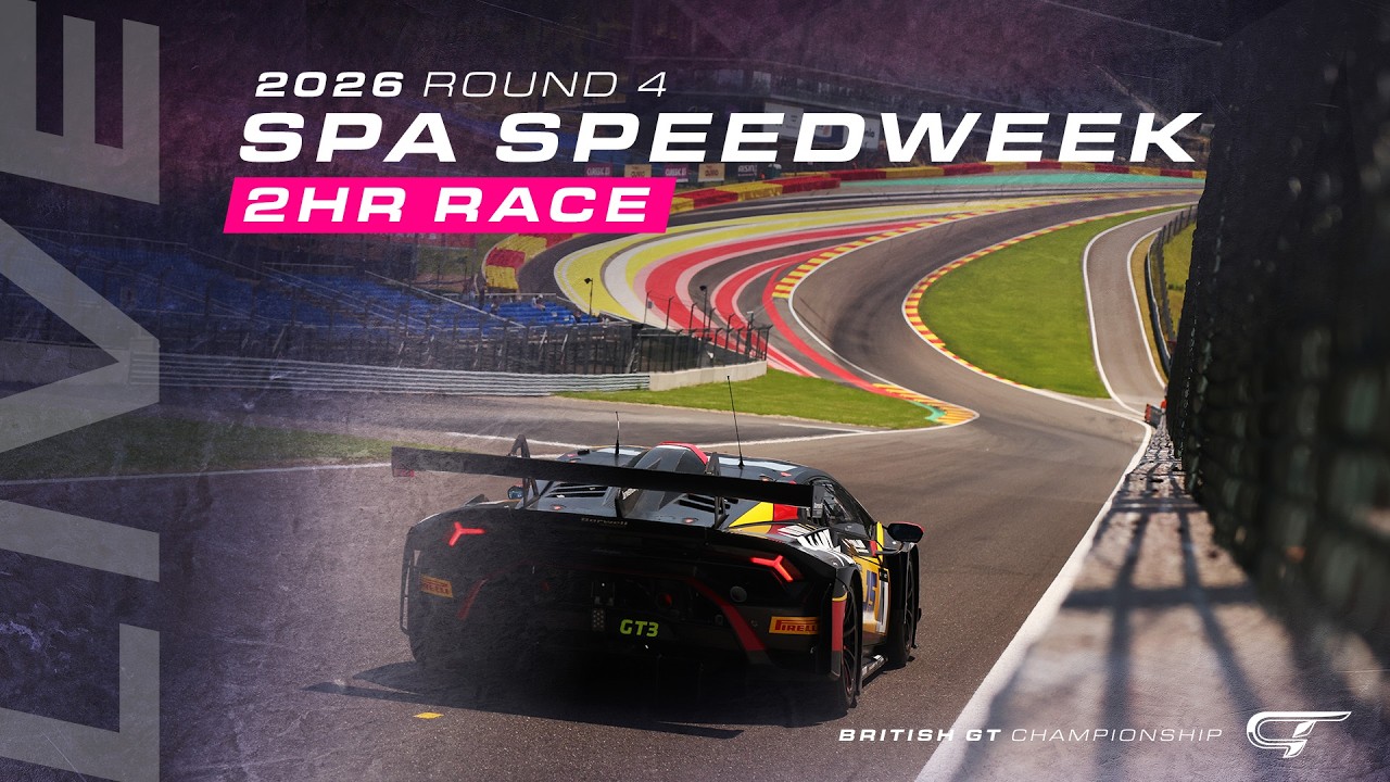 LIVE | Race | Spa-Francorchamps | British GT 2026