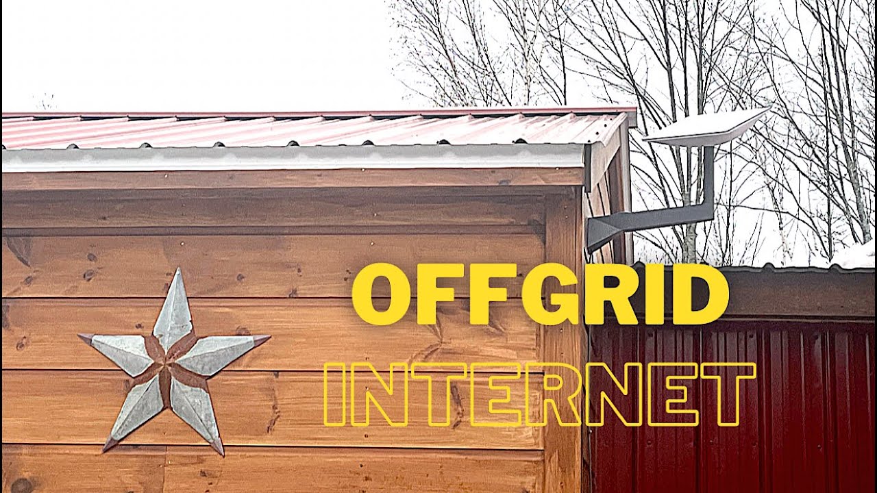 OFFGRID INTERNET on the HOMESTEAD