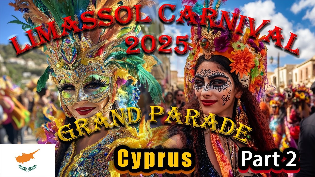 You Won't Believe the MASSIVE Crowds at Limassol's Grand Parade Festival 2025 Cyprus Vlog - Part 2