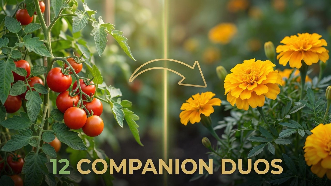 12 Companion Planting Duos for Natural Pest Control + Harmony