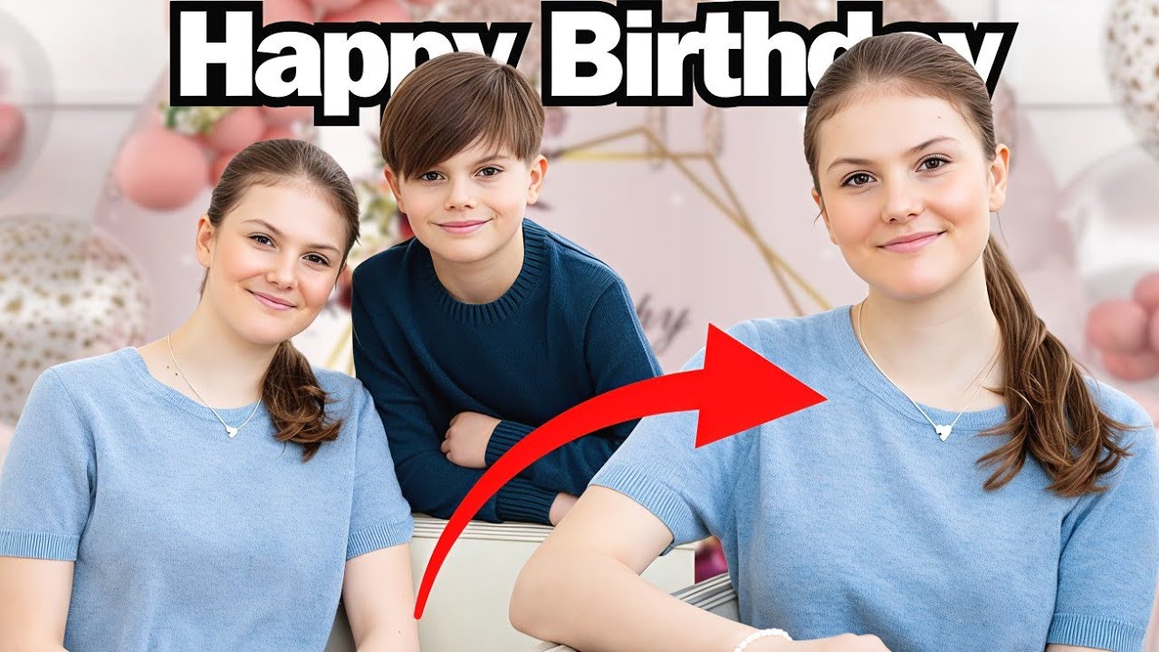 GROWN UP Princess Estelle Beams with Prince Oscar as she turns 14! 