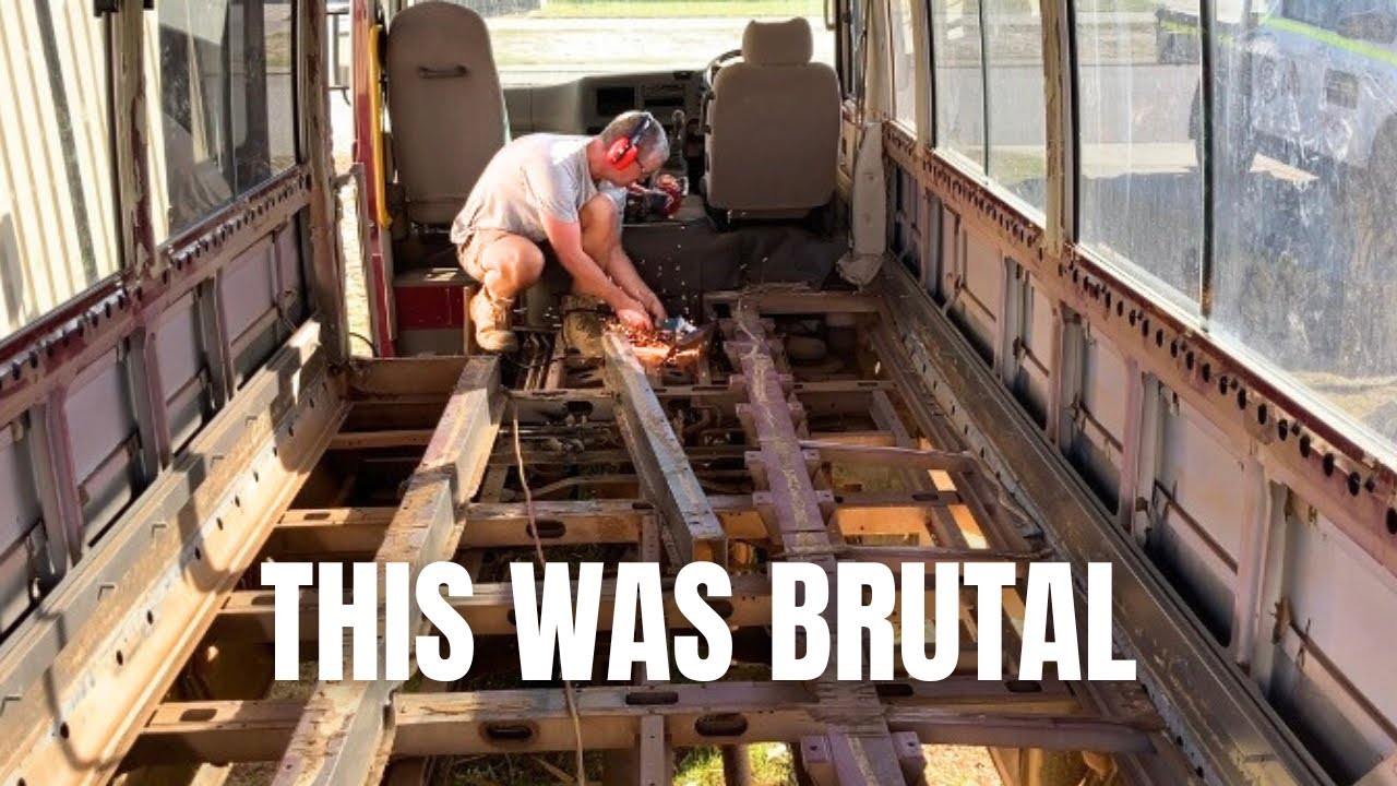 Tearing Out the Bus Floor Was Worse Than We Thought
