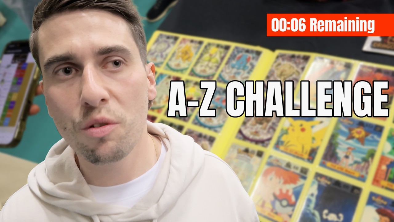 Ультимативный челлендж Pok&eacute;mon A-Z на карточной ярмарке! 💥 ВСЕ 26 КАРТ БУДУТ РАЗЫГРАНЫ 🎁