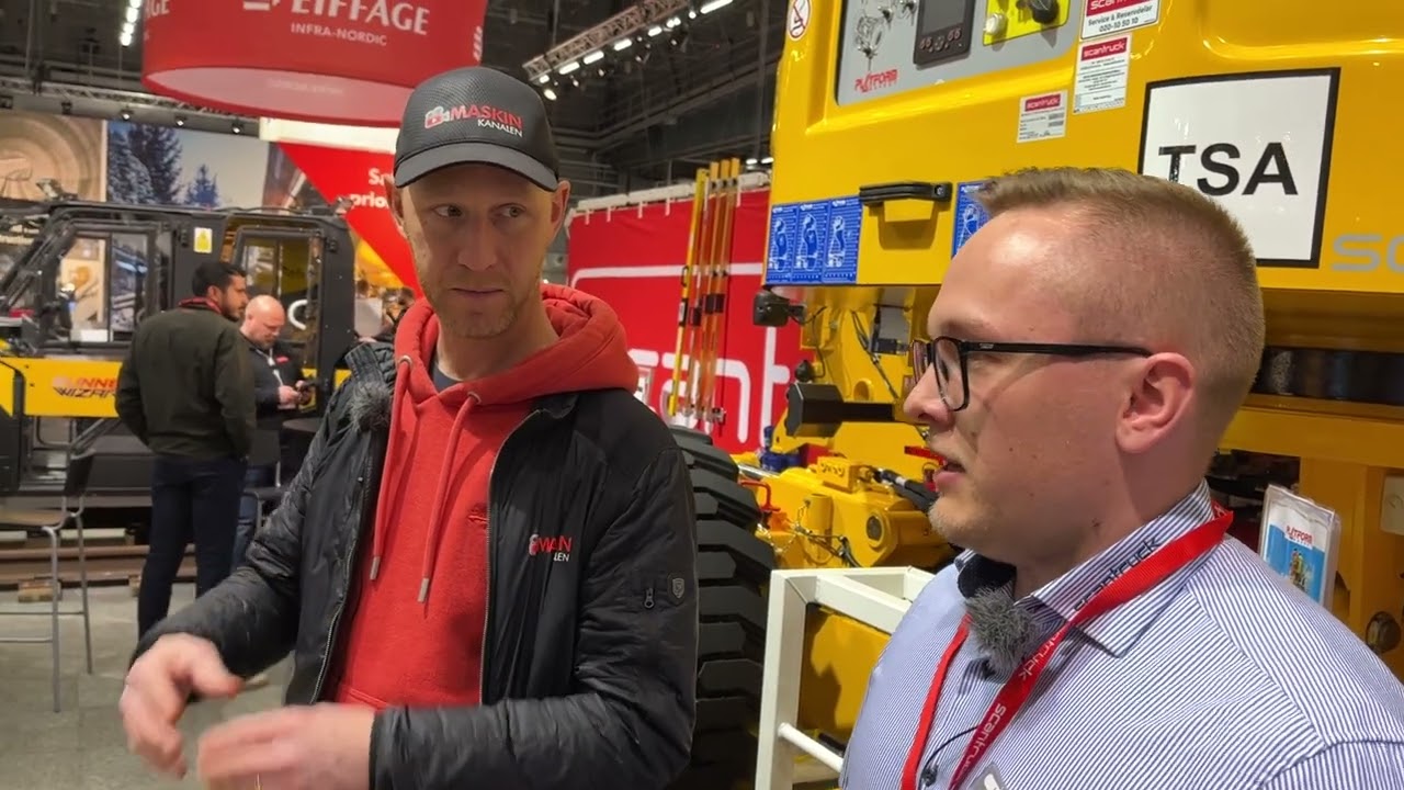 Häng med Maskinkanalen och spana in verktyg från Geismar och Scantruck på Train and Rail Mässan.