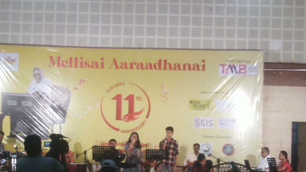 Mellisai Aradhanai 2025 - youngsters singing MSV song #msv #tamilsong #tamilmusic #ytshortsvideo