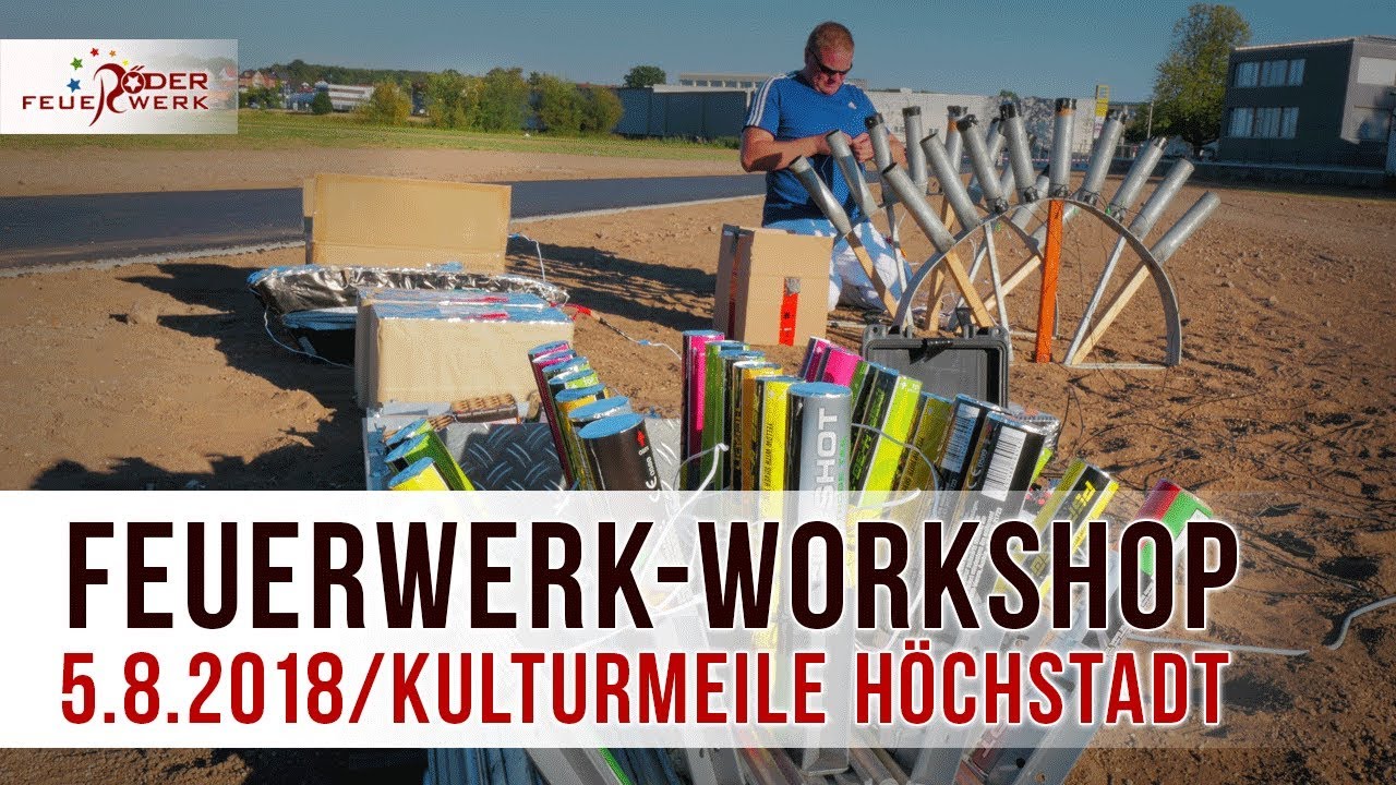 Abschlussfeuerwerk Kulturmeile Höchstadt/Aisch - Workshop Röder Feuerwerk