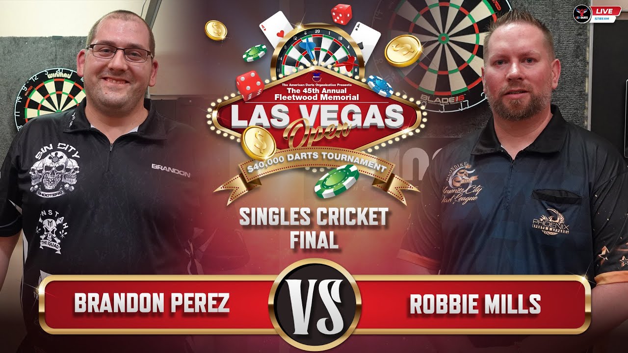 Brandon Perez vs Robbie Mills | Singles Cricket Final | Las Vegas Open