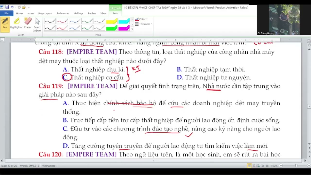 (1/3 KTPL) GIẢI ĐỀ THỰC CHIẾN BUỔI 2