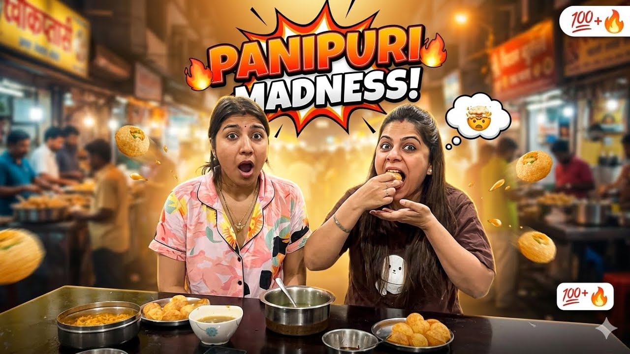 Spicy Pani Puri Challenge 🌶️🔥Kaun Ne Khaayi Sabse Zyada?! 😱