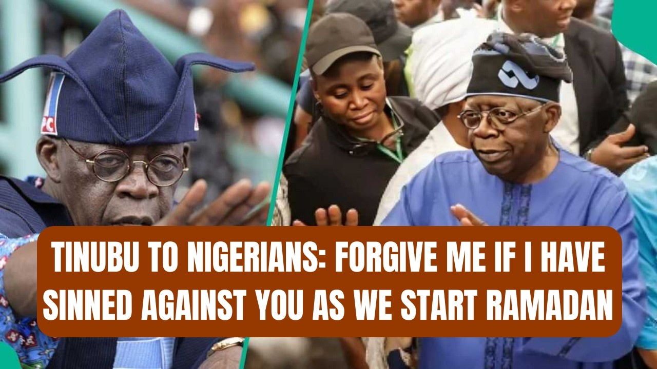 Tinubu to Nigerians: Forgive Me if I Have Sinned Against You as We Start Ramadan
