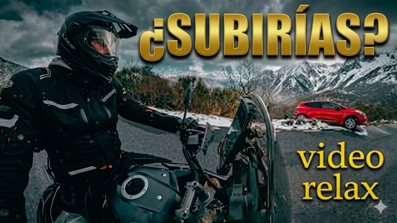 ¡NIEVE INESPERADA! ❄️ La Ruta MÁS RELAJANTE de Monfragüe en Moto