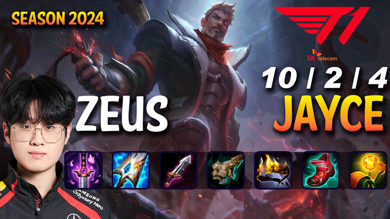 T1 Zeus JAYCE vs GRAGAS Top - Patch 14.5 KR Ranked CHALLENGER | lolrec