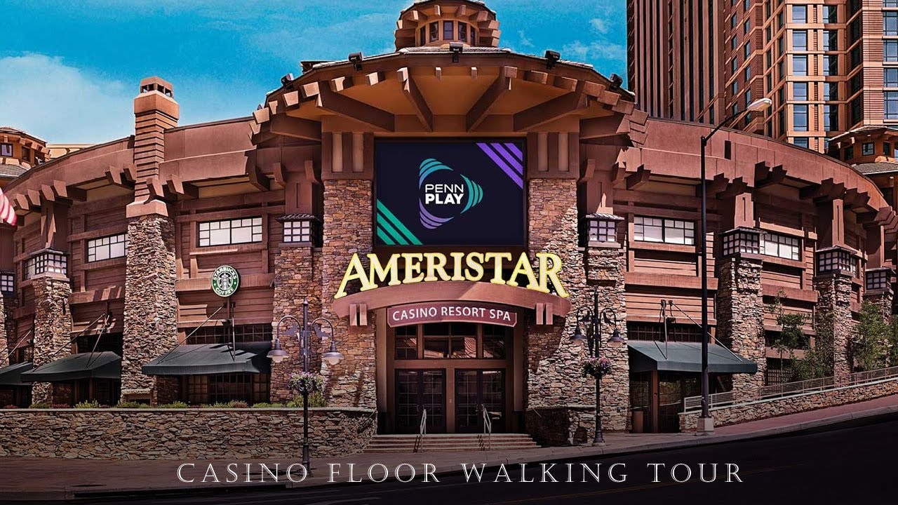 Казино AMERISTAR в Блэк-Хок, Колорадо: пешеходная экскурсия по залу казино