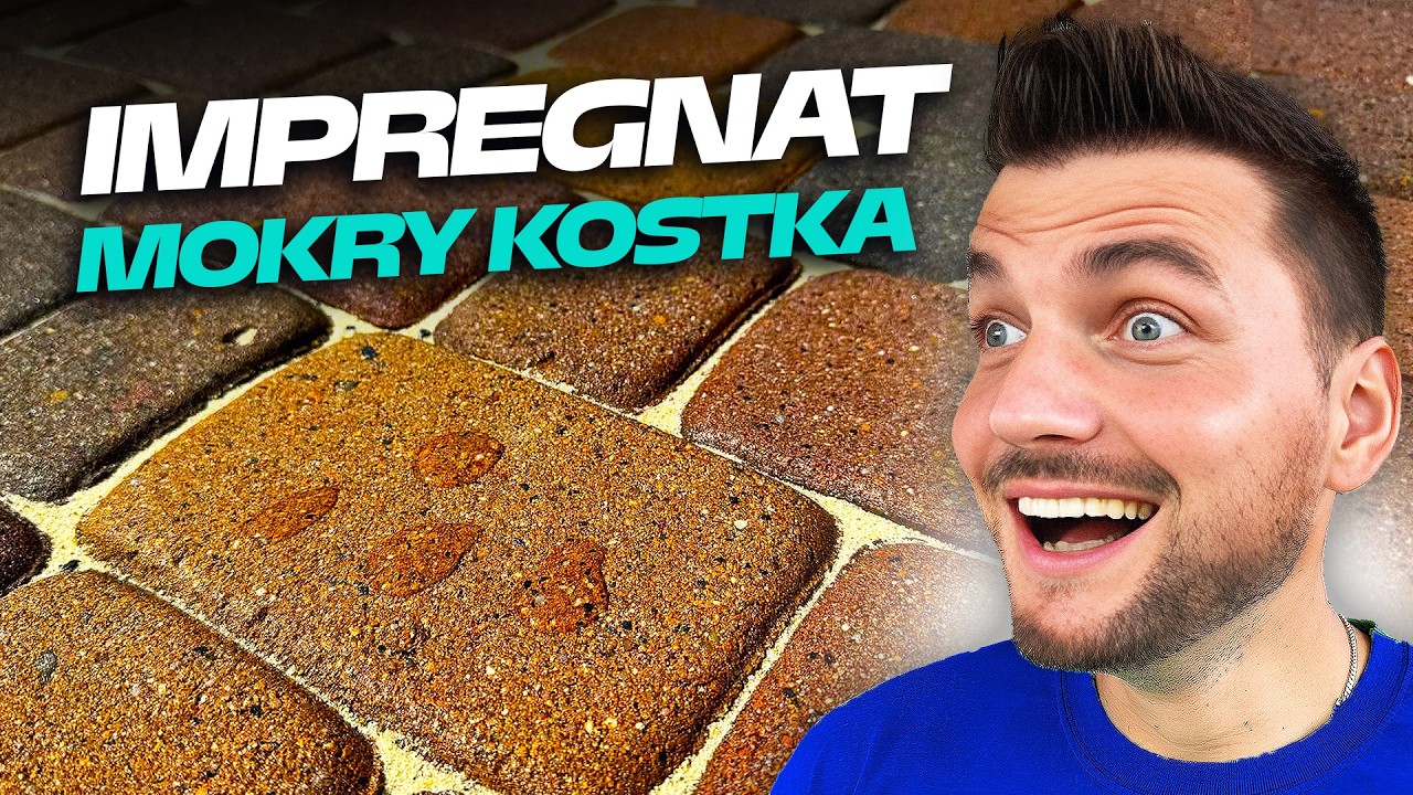 NAJLEPSZY efekt mokrej kostki brukowej?! Jak impregnować kostkę brukową? DOMINIKMALUJE
