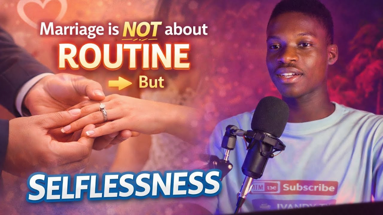 Marriage is not about routine But Selflessness 