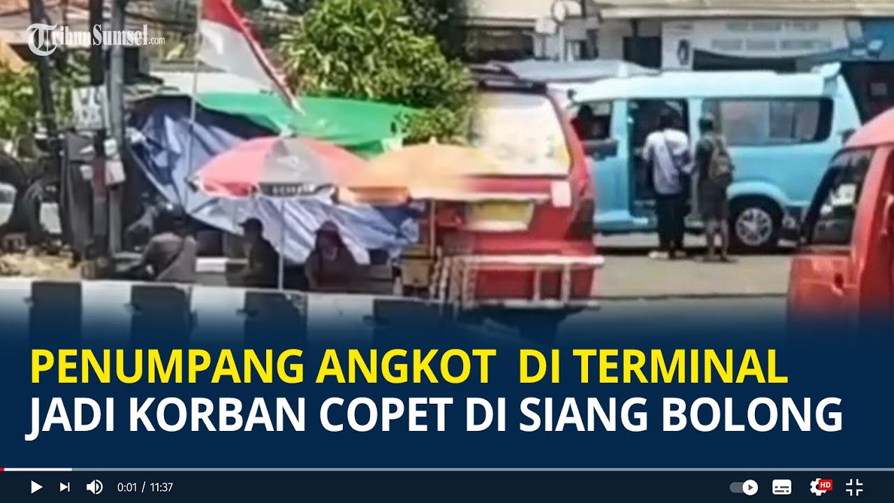 Viral Penumpang Angkot di Terminal jadi Korban Copet di Siang Bolong