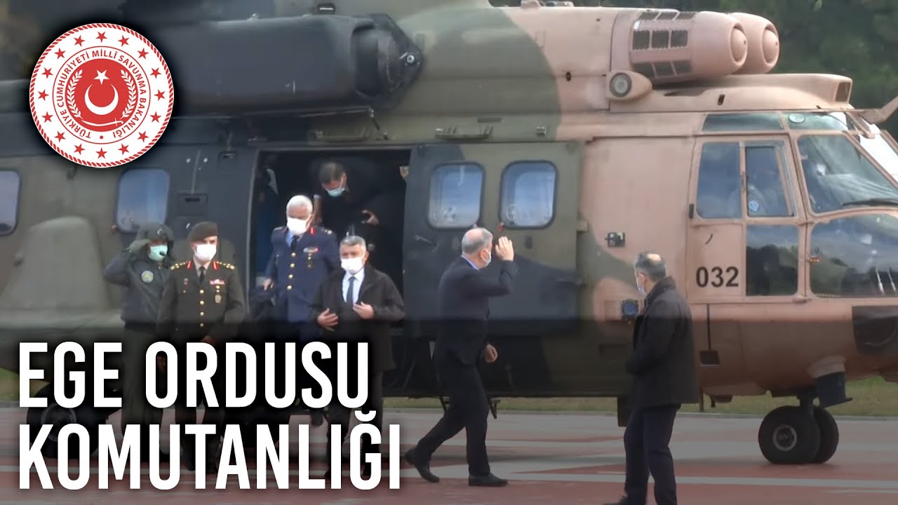 Millî Savunma Bakanı Hulusi Akar, Ege Ordusu Komutanlığını Ziyaret Etti