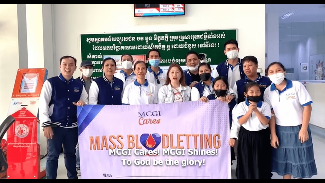 MCGI Cares in Asia-Oceania: Blood Donation Drives in Cambodia, Japan and Singapore