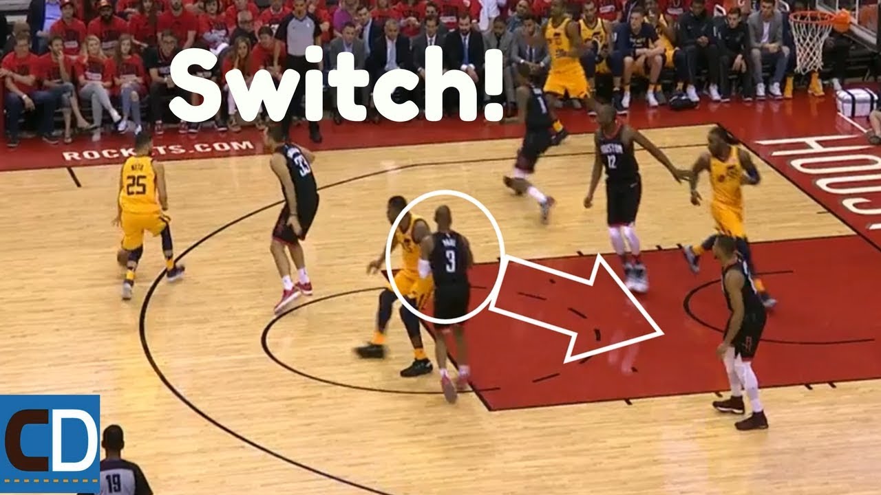 The Jazz Offense vs The Rockets Switching Defense In Game 1