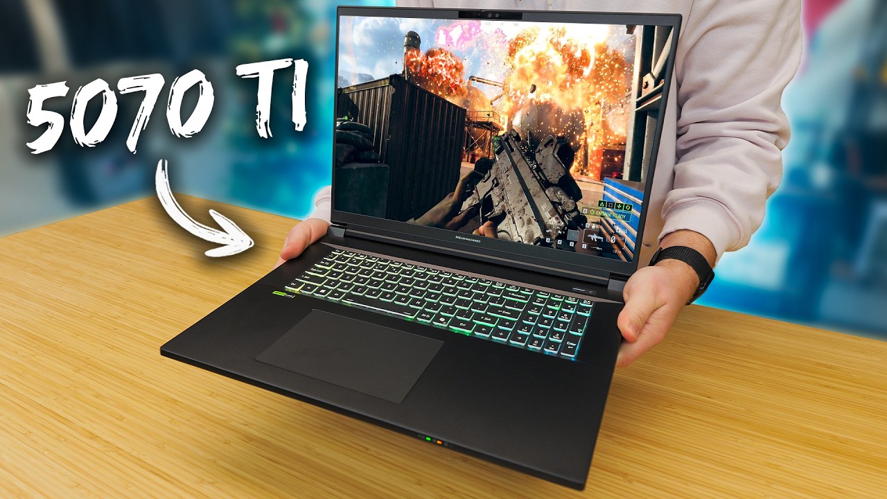 Gaming on a RTX 5070 TI Laptop...Worth it? Dream Machines RX5070Ti-18NA21