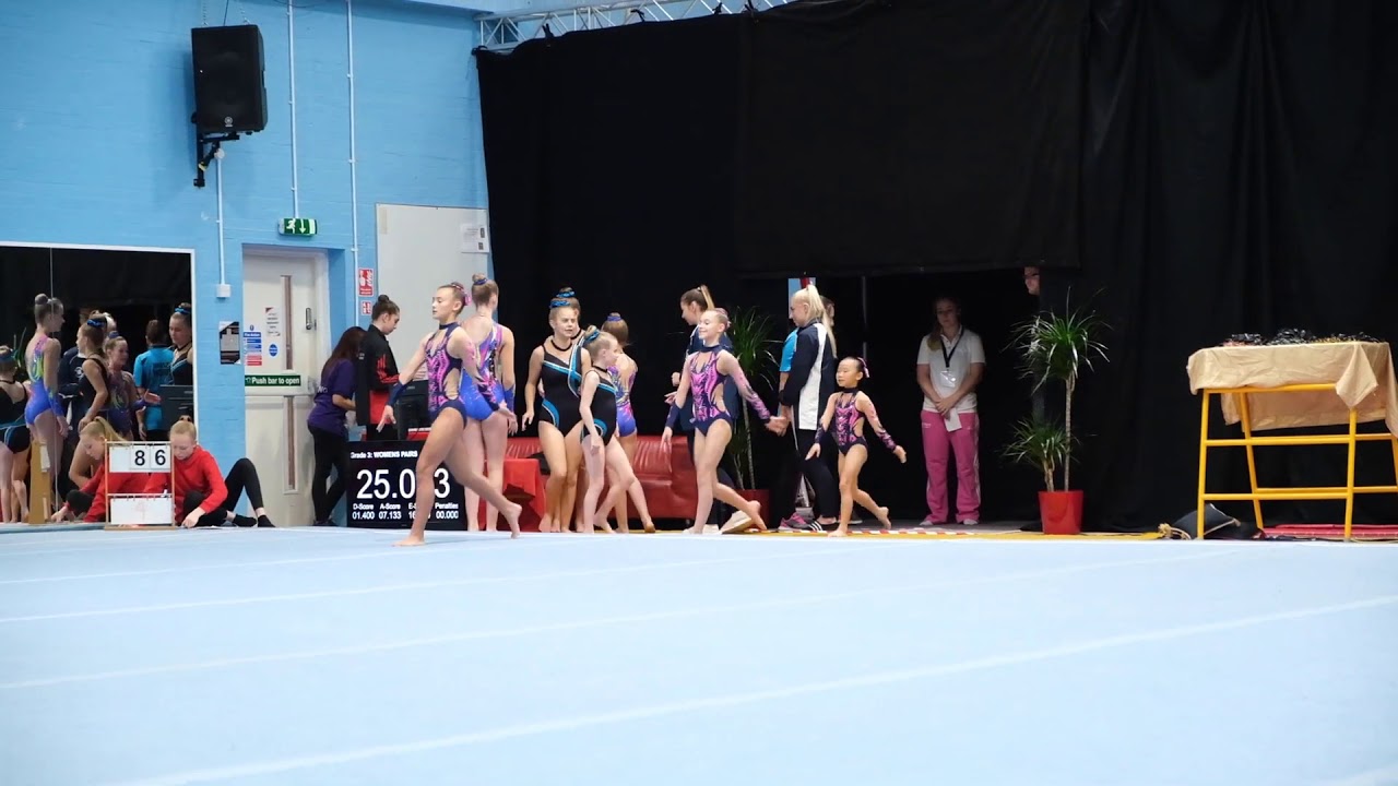 Yuna, Abi & Ellie @ Southampton Acro Competition 2019