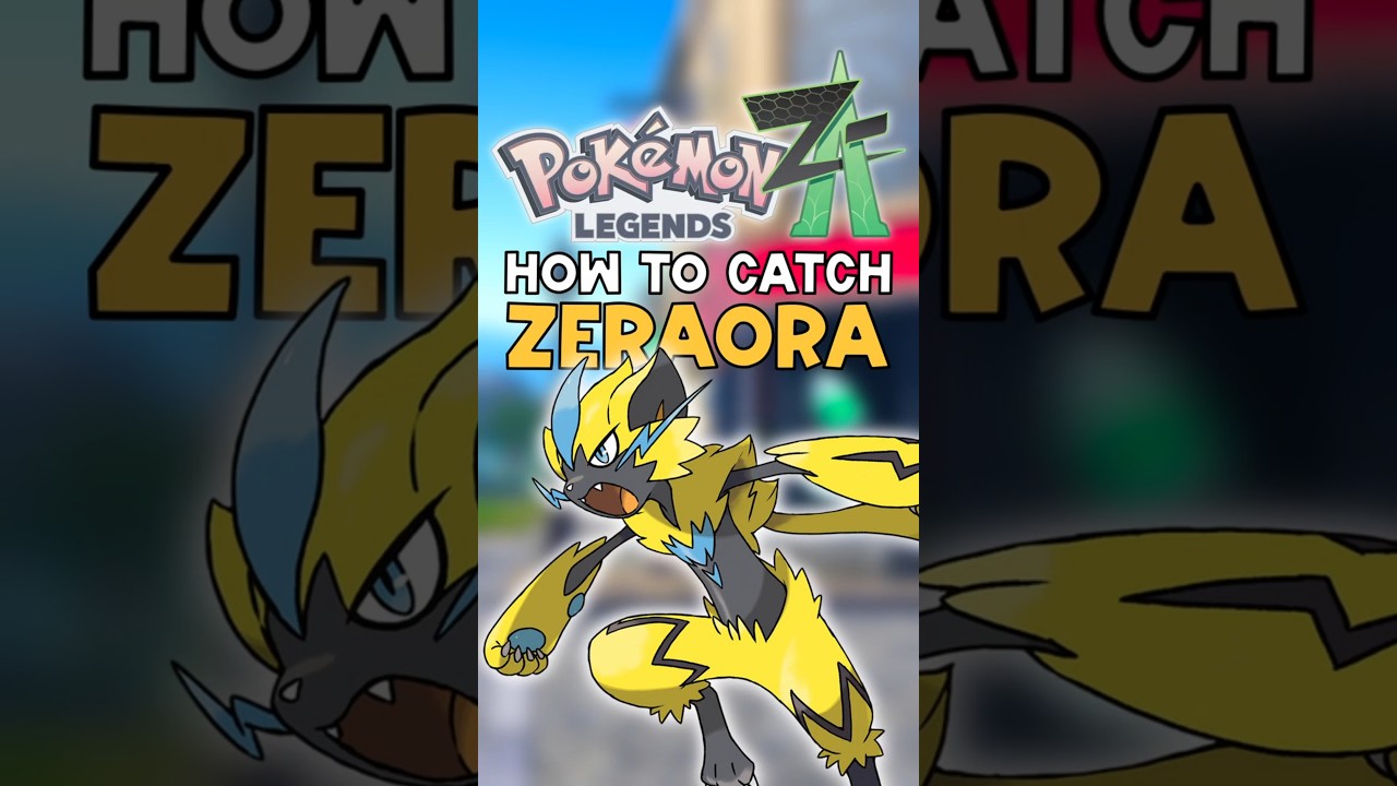 Как получить Зераору в Pok&eacute;mon Legends: Z-A! #pokemon #legendsza #Zeraora