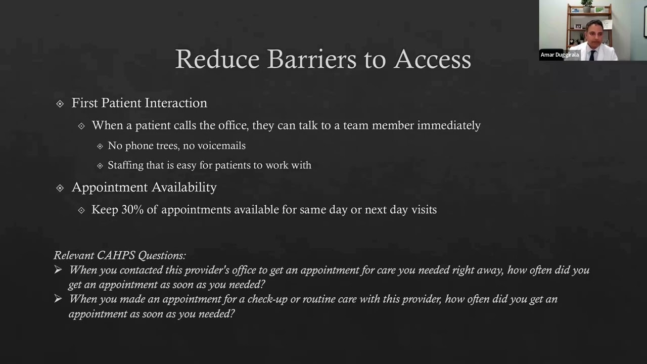 Improving Patient Satisfaction: Dr. Amar Duggirala