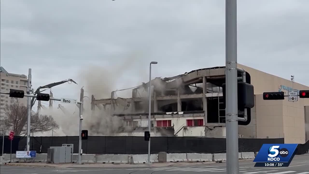 Oklahoma City one step closer to new skyline after Cox Convention Center roof demolition