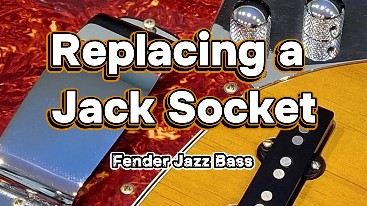 Replacing an Guitar or Bass Output Jack   - No Talking  - 4K