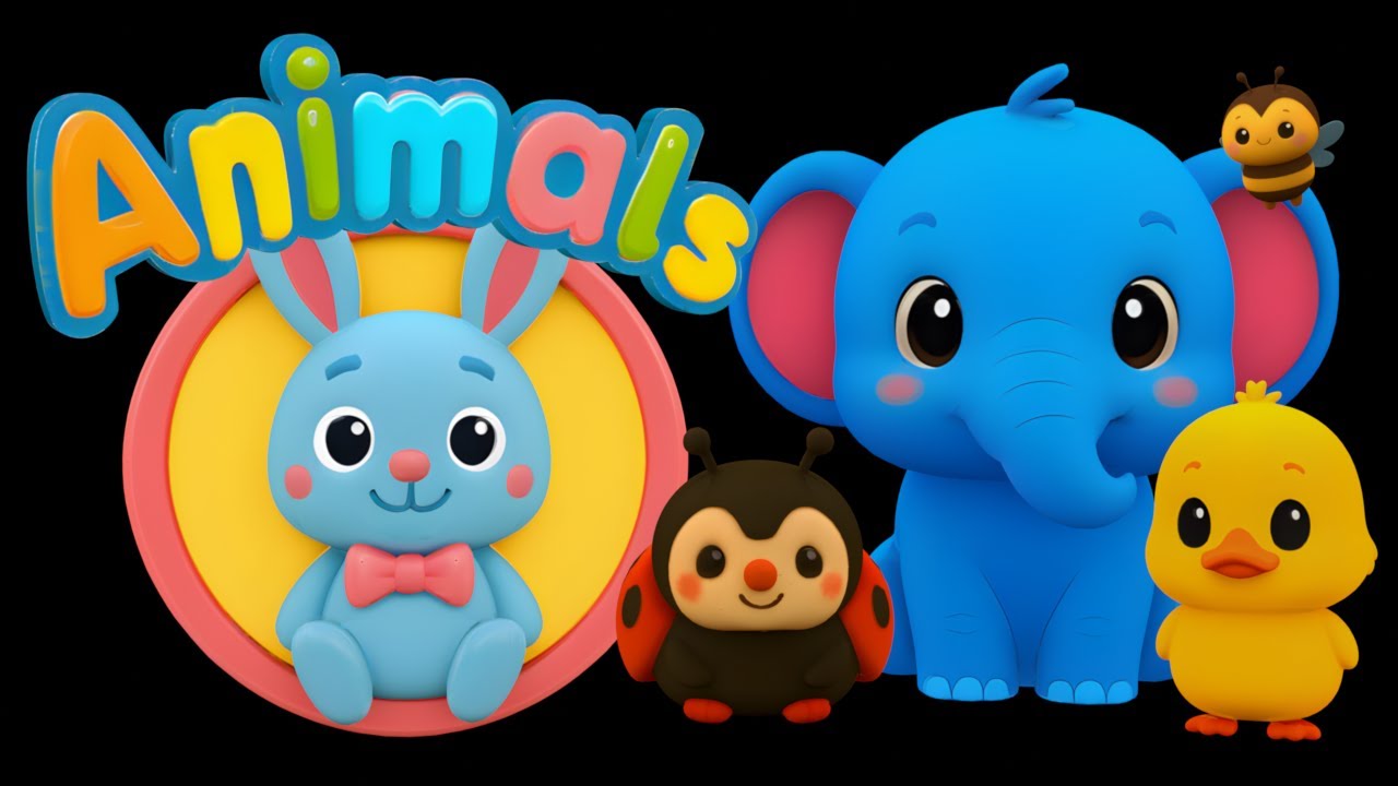Animals Song – Sensory Video for Babies