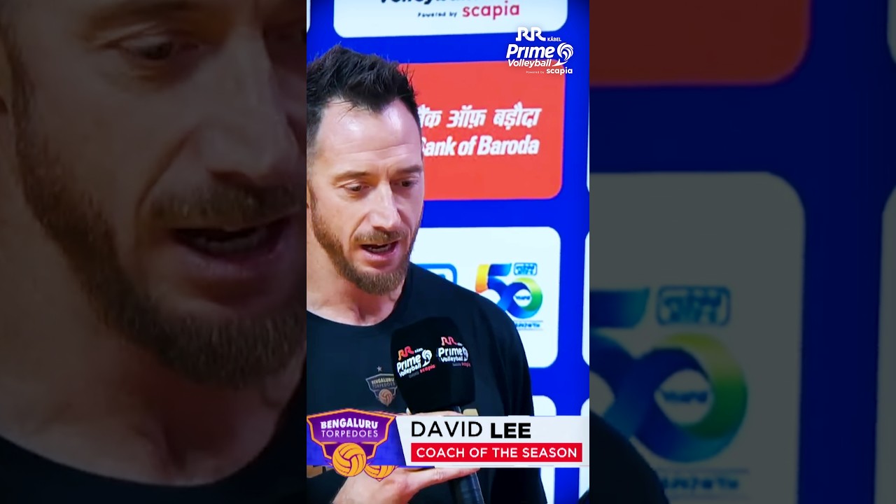 Дэвид Ли рассказывает, как превратить страсть в результат 🎤#IndianVolleyball #PVL4