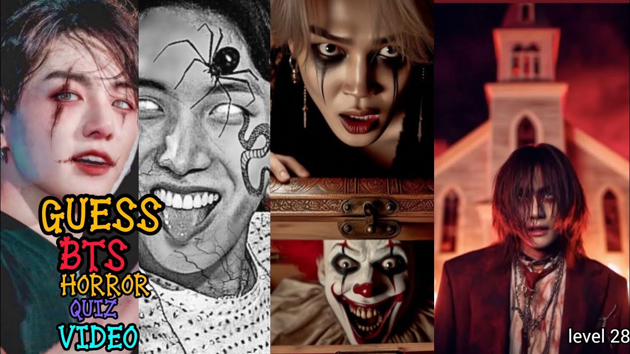 👻 Guess BTS in Horror Look – Level 28 😱💜 | Only True ARMY Can Guess!