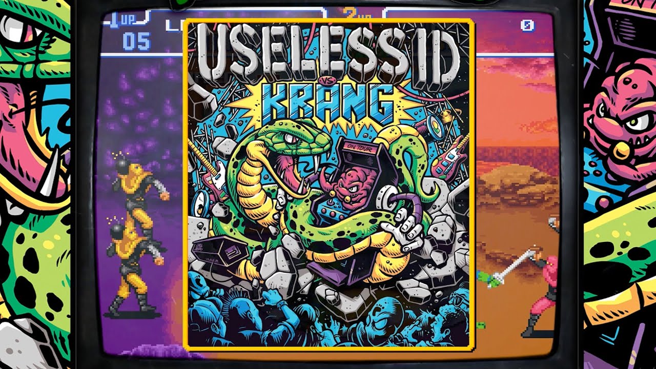 Drawing poster in Photoshop with Wacom Cintiq - Useless ID vs Krang