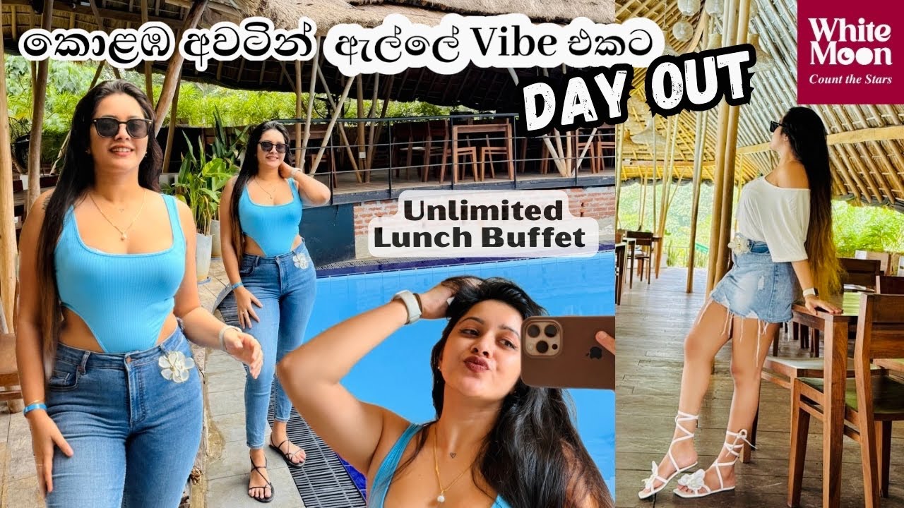 White moon-බියගම 🏡| unlimited buffet එක්ක couple dayout 👩‍❤️‍👨| Free Adventure Activities| Vlog 061