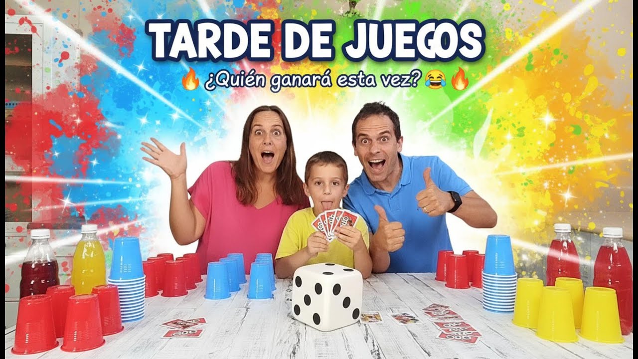 ¡TARDE LLENA DE RETOS! FAMILIA COMPITIENDO SIN LÍMITES 🎉