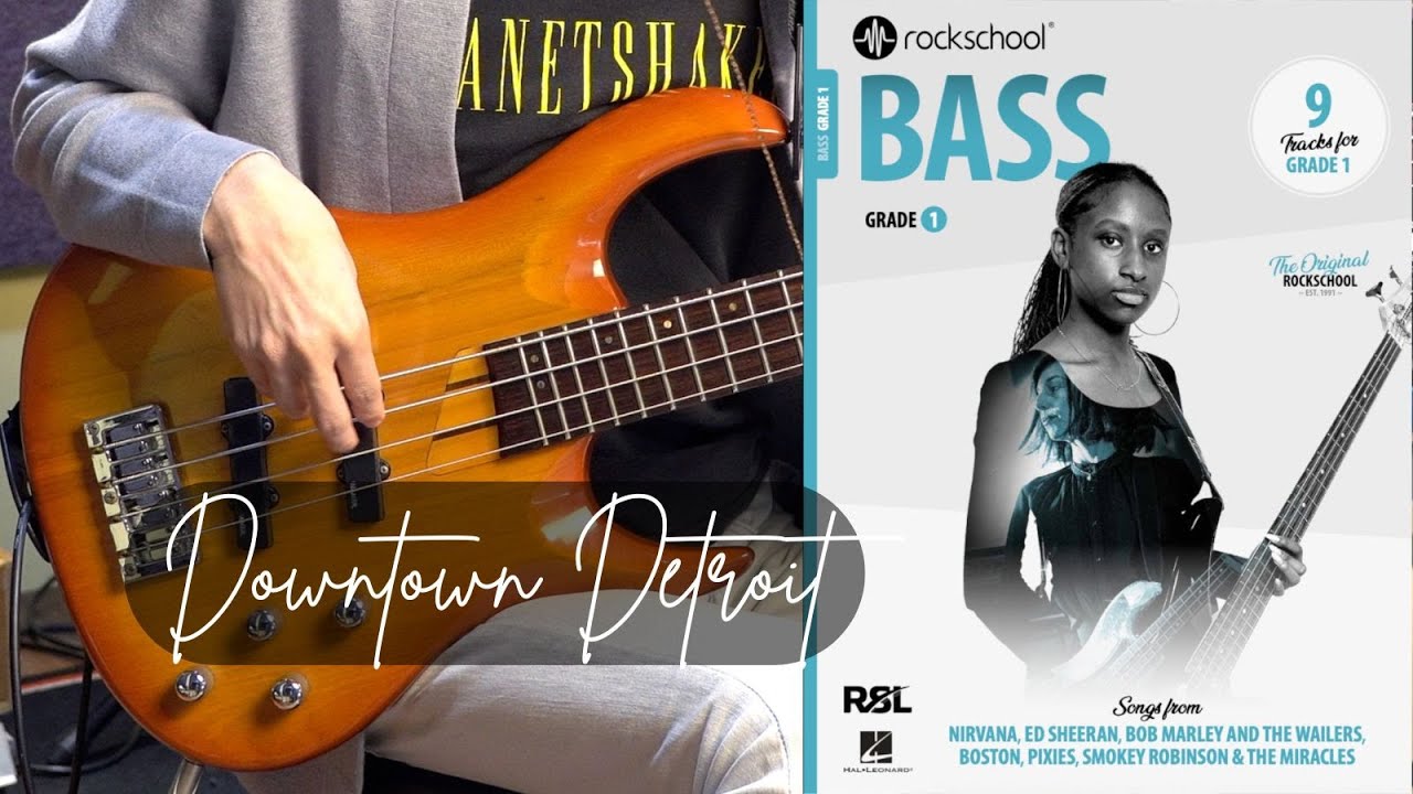 Downtown Detroit | Rockschool Bass G1 2024 | Bass PlayThrough | RSL Awards | Rockschool Original